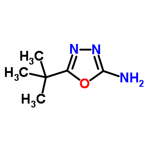 5-叔丁基-1,3,4-噁二唑-2-胺结构式_69741-92-0结构式