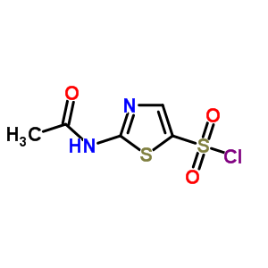 2-(乙酰基氨基)-1,3-噻唑-5-磺酰氯结构式_69812-30-2结构式