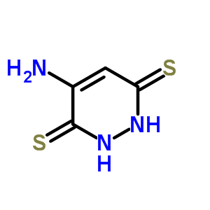 4-氨基-1,2-二氢-3,6-吡嗪二硫酮结构式_69842-32-6结构式