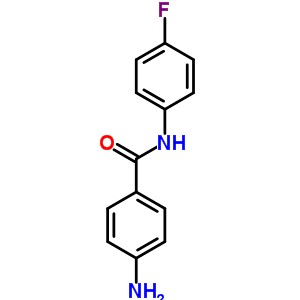 4-氨基-N-(4-氟苯基)苯甲酰胺结构式_698988-07-7结构式