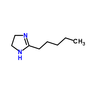 2-戊基-4,5-二氢-1H-咪唑结构式_699-21-8结构式