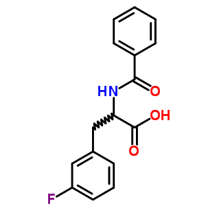 n-苯甲酰基-3-氟-苯丙氨酸结构式_69935-09-7结构式