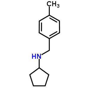 N-(4-甲基苄基)环戊胺盐酸盐结构式_70000-57-6结构式