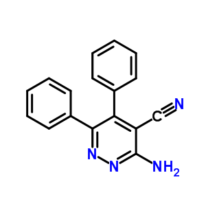 3-氨基-5,6-二苯基-4-吡嗪甲腈结构式_70413-23-9结构式