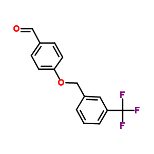 4-{[3-(三氟甲基)苄基]氧基}苯甲醛结构式_70627-18-8结构式