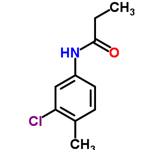 N-(3-氯-4-甲基苯基)-丙酰胺结构式_709-97-7结构式