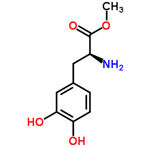 (S)-2-amino-3-(3,4-dihydroxy-phenyl)-propionic acid methyl ester Structure,7101-51-1Structure
