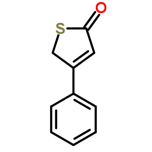 4-苯基-5H-噻吩-2-酮结构式_71023-09-1结构式