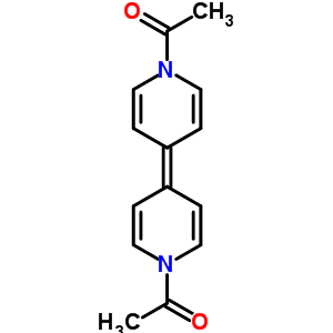 1-[4-(1-乙酰基吡啶-4-基)吡啶-1-基]乙酮结构式_71190-51-7结构式