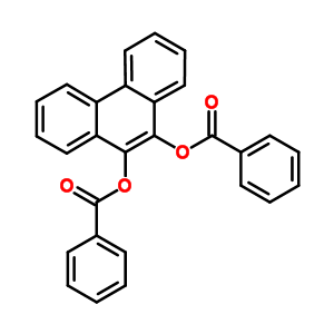 9,10-Phenanthrenediol, dibenzoate Structure,71310-31-1Structure