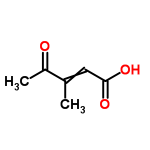 (e)-(9ci)-3-甲基-4-氧代-2-戊烯酸结构式_71339-40-7结构式