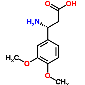 (R)-3-amino-3-(3,4-dimethoxy-phenyl)-propionic acid Structure,713513-03-2Structure