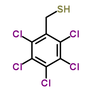 (2,3,4,5,6-五氯苯基)甲烷硫醇结构式_7139-86-8结构式