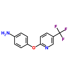 4-{[5-(三氟甲基)-2-吡啶]氧基}苯胺结构式_71422-81-6结构式