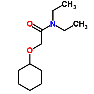 2-(环己氧基)-N,N-二乙基-乙酰胺结构式_7144-73-2结构式