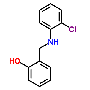 2-[(2-氯苯基氨基)-甲基]-苯酚结构式_7166-37-2结构式