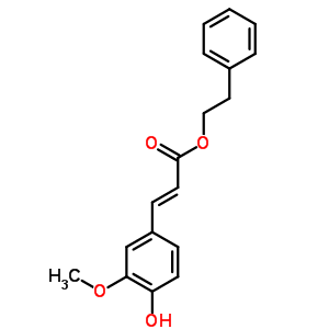 Caffeic acid 3-methyl phenethyl ester Structure,71835-85-3Structure