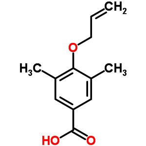 4-烯丙氧基-3,5-二甲基苯甲酸结构式_7192-39-4结构式