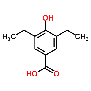 3,5-Diethyl-4-hydroxybenzoic acid Structure,7192-42-9Structure