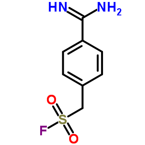 4-脒基苯基甲烷磺酰氯结构式_71933-13-6结构式
