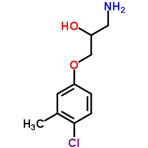 1-氨基-3-(4-氯-3-甲基-苯氧基)-2-丙醇结构式_71954-32-0结构式