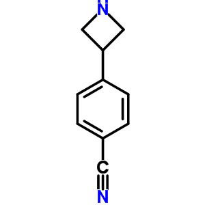 4-(3-氮杂啶)苯甲腈结构式_7215-03-4结构式