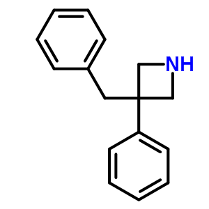 3-苯基-3-(苯基甲基)氮杂丁烷结构式_7215-25-0结构式