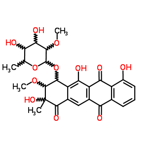 阿雷西霉素结构式_72389-06-1结构式