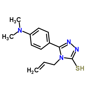 4-Allyl-5-[4-(dimethylamino)phenyl]-4H-1,2,4-triazole-3-thiol Structure,724749-10-4Structure