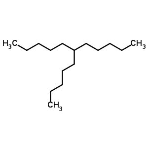 6-戊基十一烷结构式_7249-32-3结构式