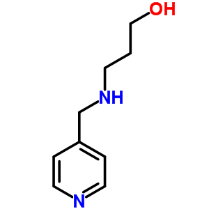 3-[(吡啶-4-甲基)-氨基]-1-丙醇结构式_7251-62-9结构式
