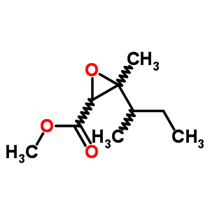 (9ci)-3-甲基-3-(1-甲基丙基)-环氧乙烷羧酸甲酯结构式_72569-66-5结构式
