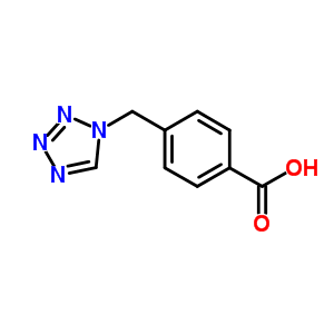 4-(1H-四唑-1-甲基)苯甲酸结构式_728024-58-6结构式