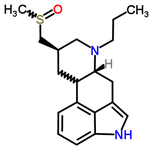 亚砜基甲磺酸培高利特结构式_72822-01-6结构式