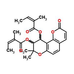 白花前胡丁素结构式_73069-28-0结构式