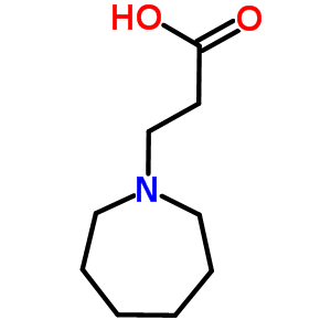 3-氮杂环庚烷-1-基丙酸盐酸盐结构式_730996-05-1结构式