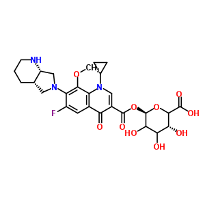 Moxifloxacin acyl-beta-d-glucuronide Structure,733002-61-4Structure