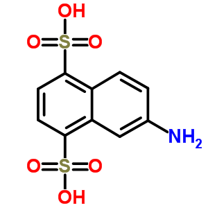 6-氨基萘-1,4-二磺酸结构式_73356-11-3结构式