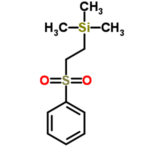 2-(三甲基硅烷基)乙基苯基砜结构式_73476-18-3结构式