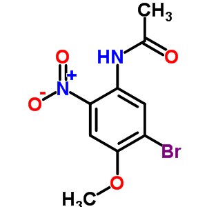 4-乙酰氨基-2-溴-5-硝基苯甲醚结构式_7357-66-6结构式