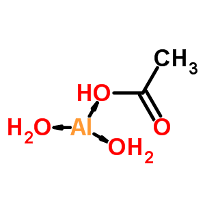 碱性乙酸铝结构式_7360-44-3结构式