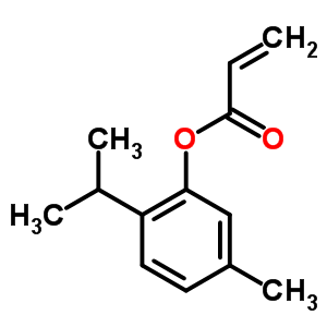 5-甲基-2-(1-甲基乙基)-2-丙酸苯酯结构式_7362-71-2结构式