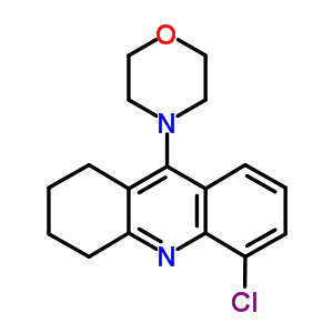 5-氯-1,2,3,4-四氢-9-(4-吗啉)吖啶盐酸盐结构式_73663-86-2结构式