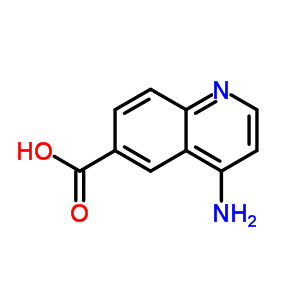 4-氨基喹啉-6-羧酸结构式_73873-91-3结构式