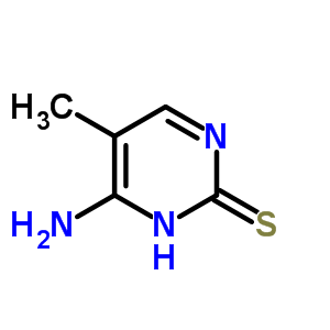 4-氨基-5-甲基-3H-嘧啶-2-硫酮结构式_7390-56-9结构式