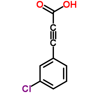 (8CI)-(m-氯苯基)-丙炔酸结构式_7396-28-3结构式