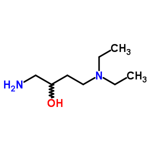 1-氨基-4-二乙基氨基-丁烷-2-醇结构式_7402-15-5结构式