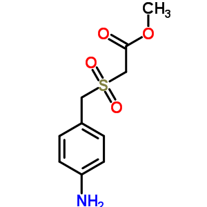 Methyl 2-[(4-aminophenyl)methylsulfonyl]acetate Structure,7402-50-8Structure