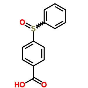 4-(苯基亚磺酰基)苯甲酸结构式_7402-76-8结构式