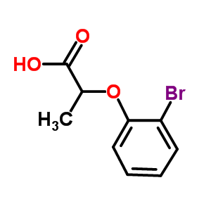 2-(2-溴苯氧基)丙酸结构式_7414-41-7结构式